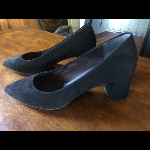 rockport block heel